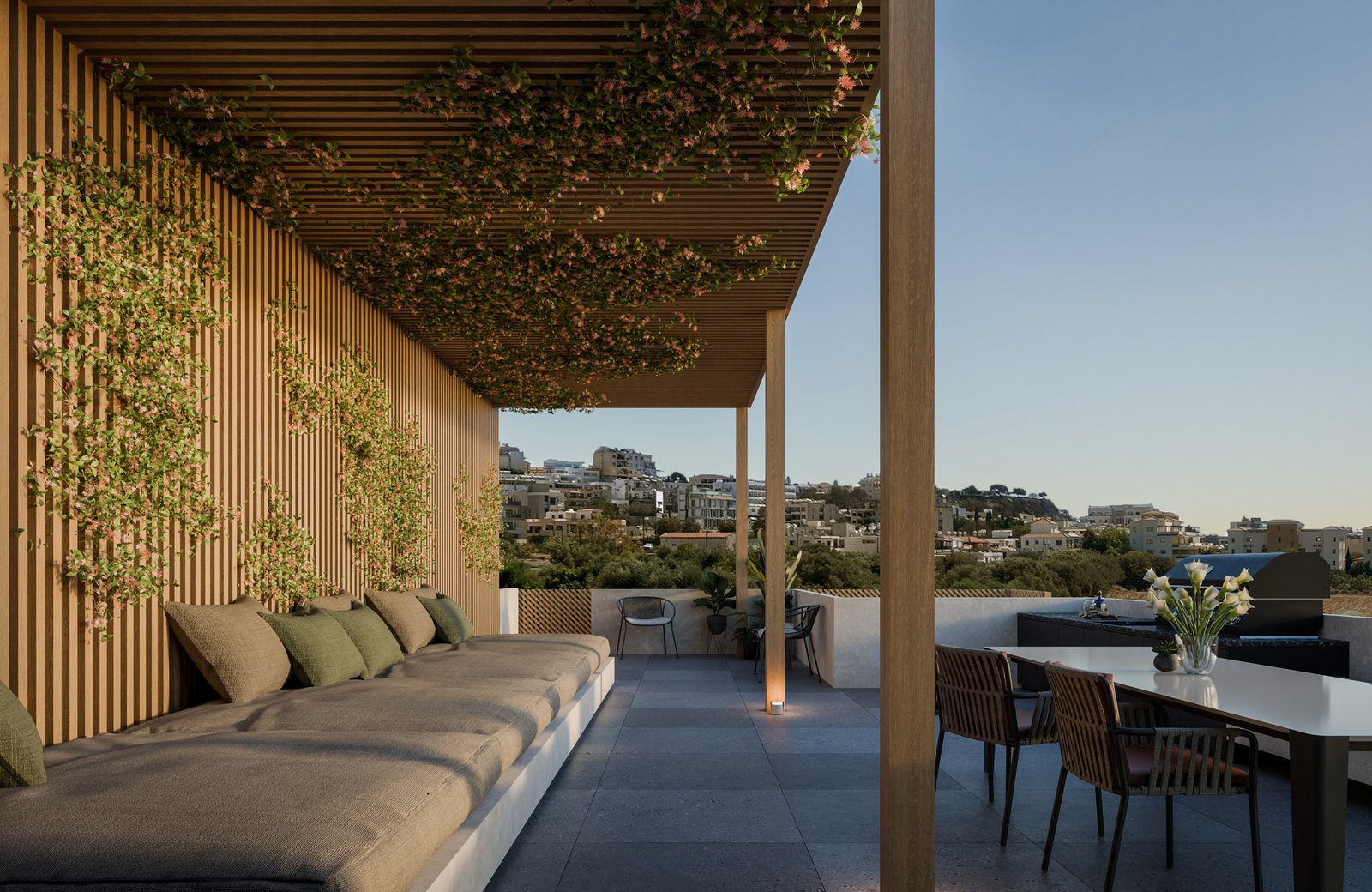 Exclusive Two Bedroom Penthouses with Private Rooftop Terrace in Tomb of Kings Paphos
