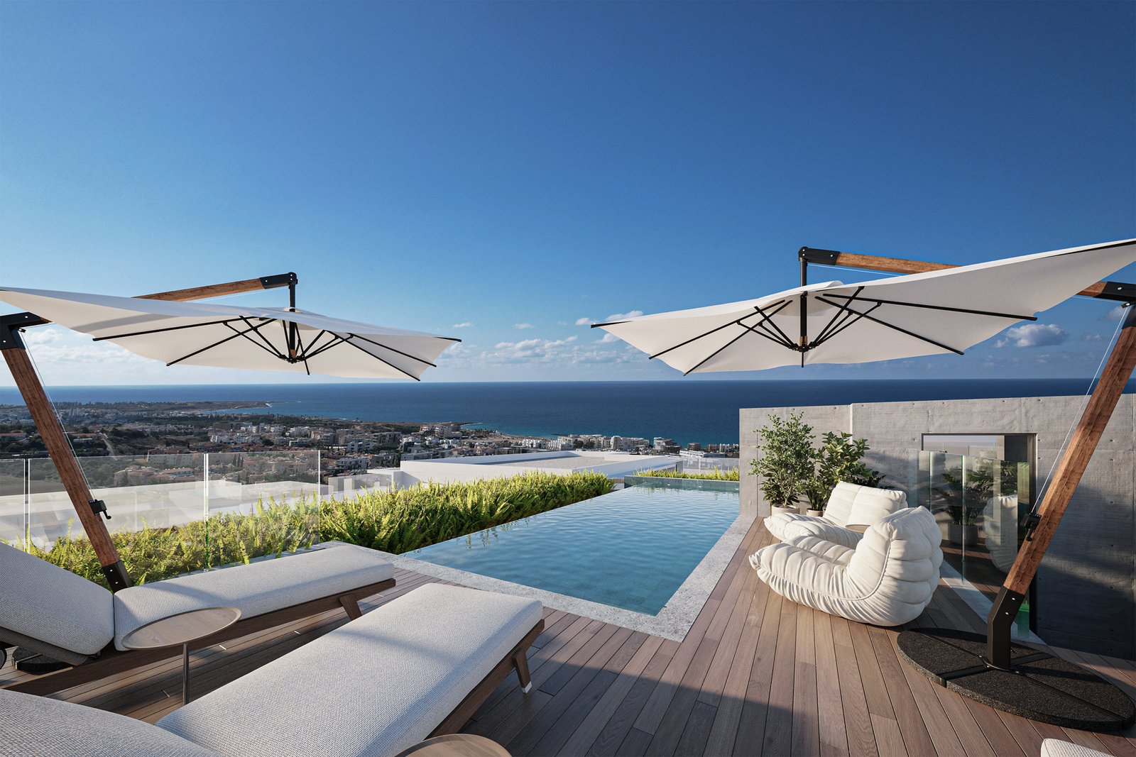 New Render Pool Designer Studios in Chloraka