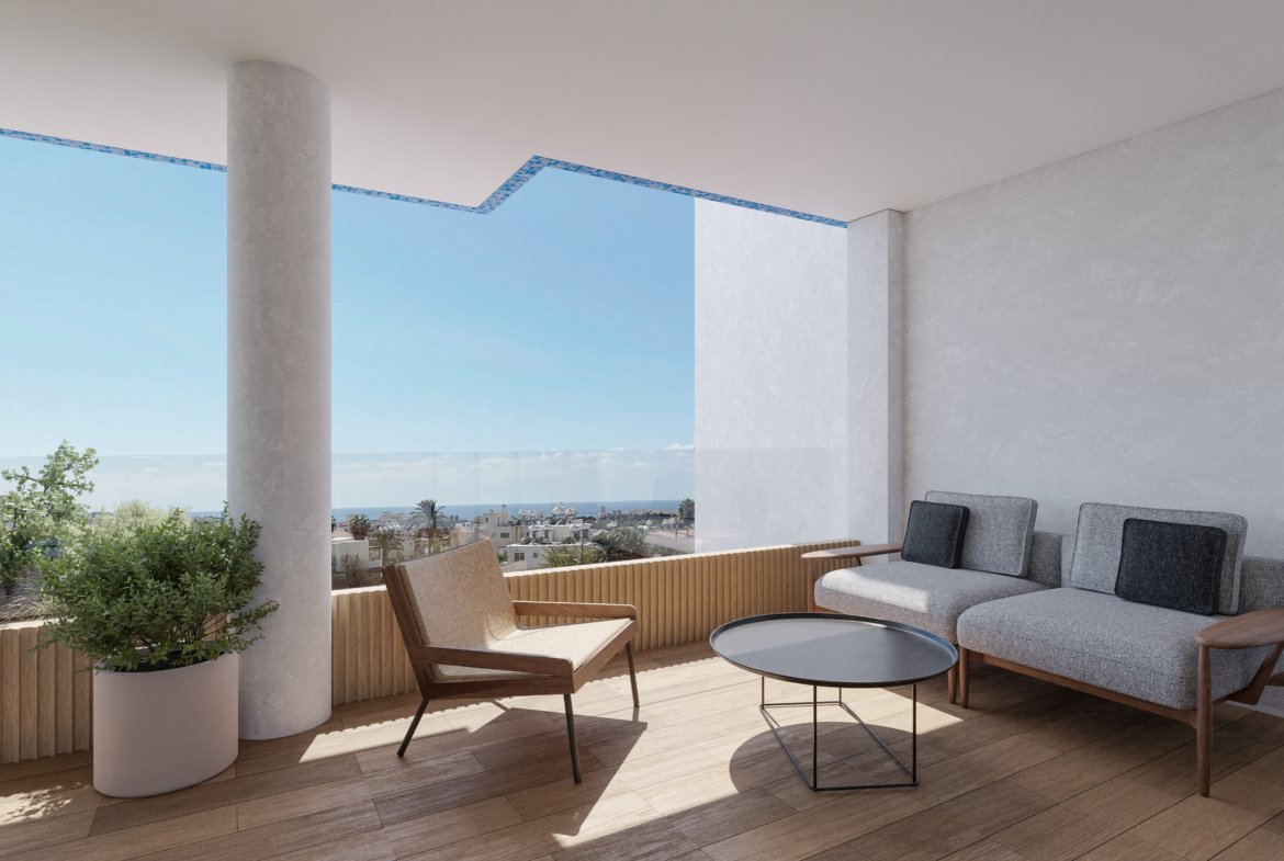 Modern One Bedroom Apartments in Tomb of Kings Paphos