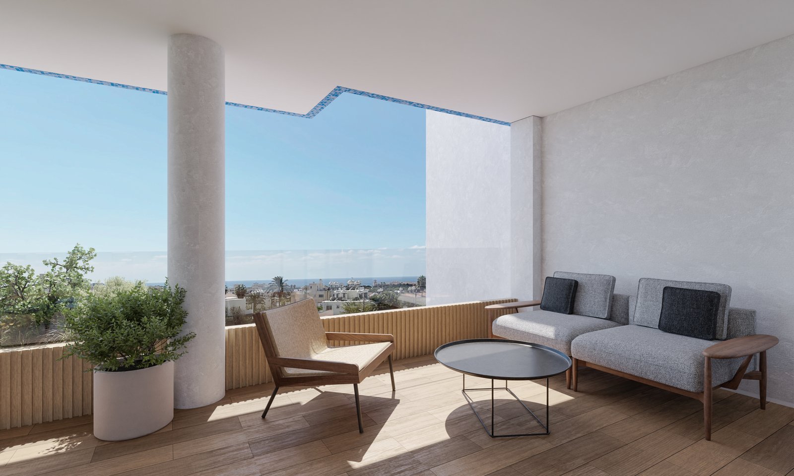 Modern One Bedroom Apartments in Tomb of Kings Paphos