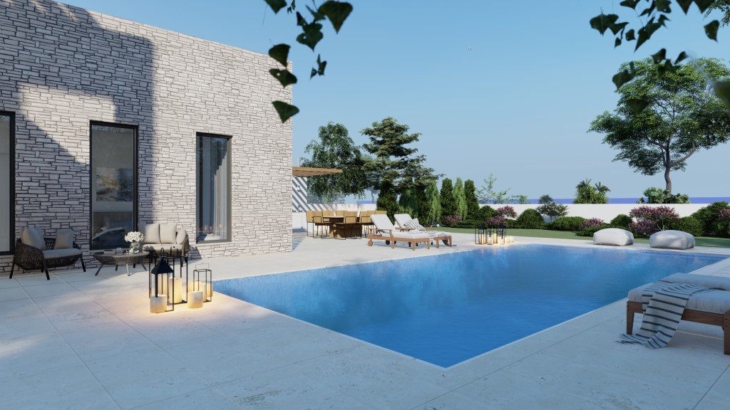 Sea Front Luxury Five Bedroom Villas in St. Georges, Pegeia