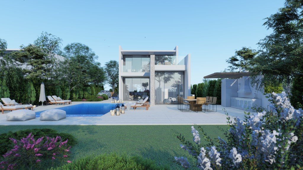 Sea Front Luxury Five Bedroom Villas in St. Georges, Pegeia