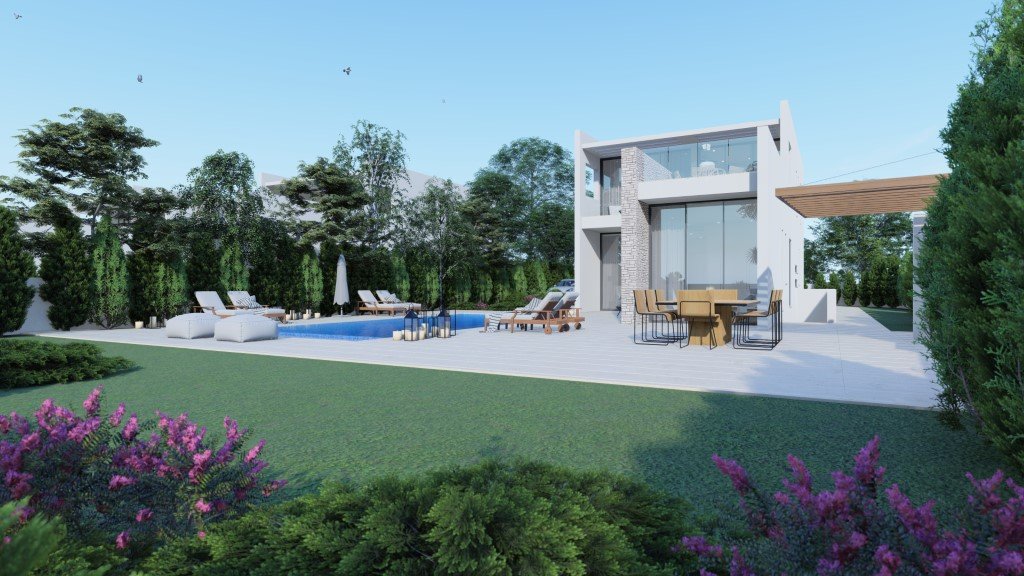 Sea Front Luxury Five Bedroom Villas in St. Georges, Pegeia