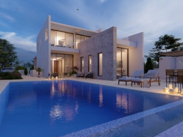 Sea Front Luxury Five Bedroom Villas in St. Georges, Pegeia