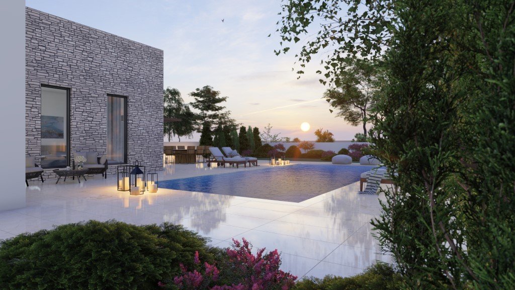 Sea Front Luxury Five Bedroom Villas in St. Georges, Pegeia