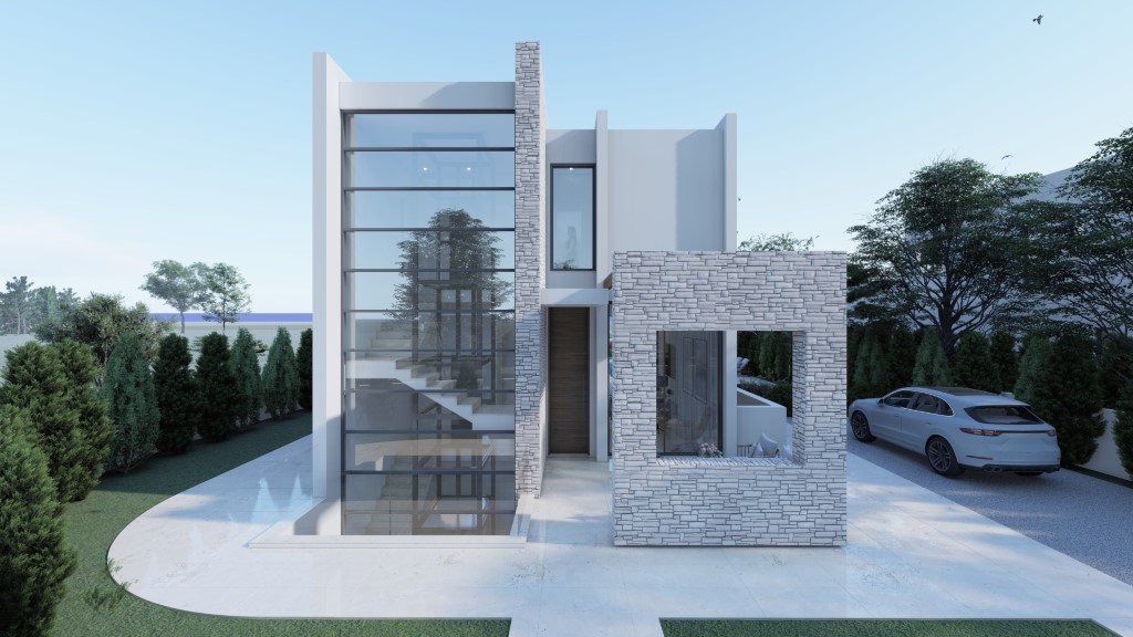 Sea Front Luxury Five Bedroom Villas in St. Georges, Pegeia