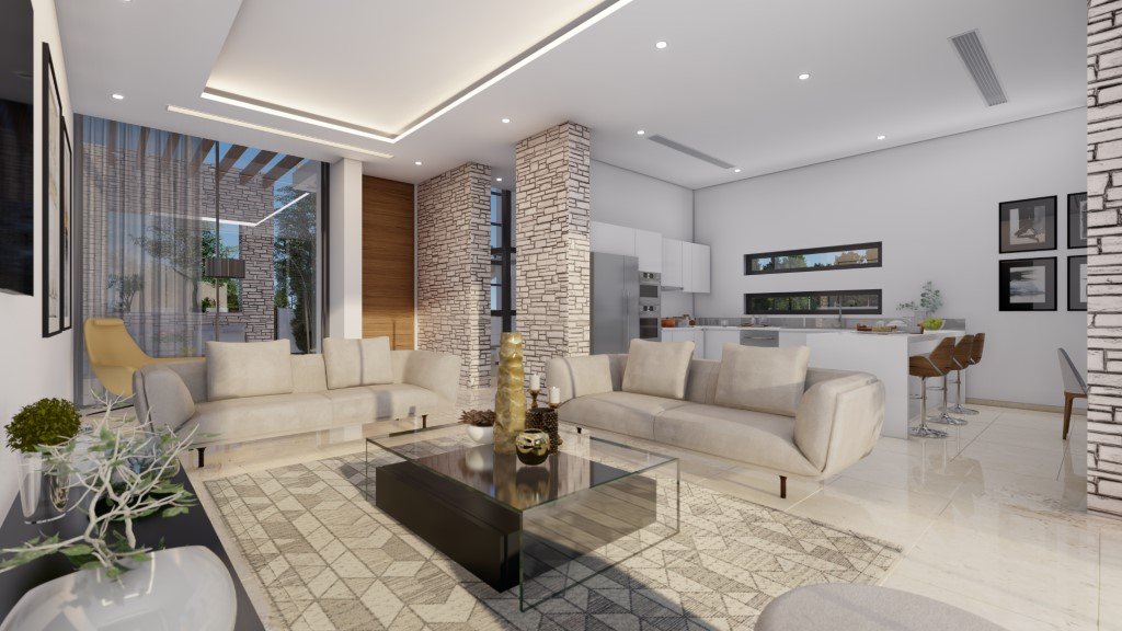 Sea Front Luxury Five Bedroom Villas in St. Georges, Pegeia