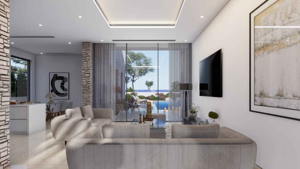 Sea Front Luxury Five Bedroom Villas in St. Georges, Pegeia