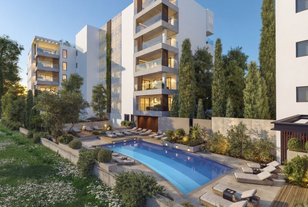 Contemporary Three-Bedroom Apartments in Paphos City Centre
