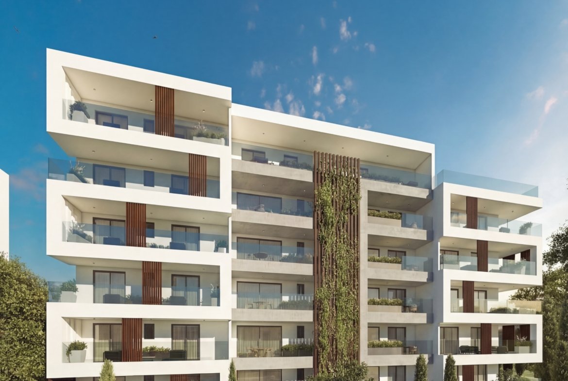 Contemporary One-Bedroom Apartments in Paphos City Centre