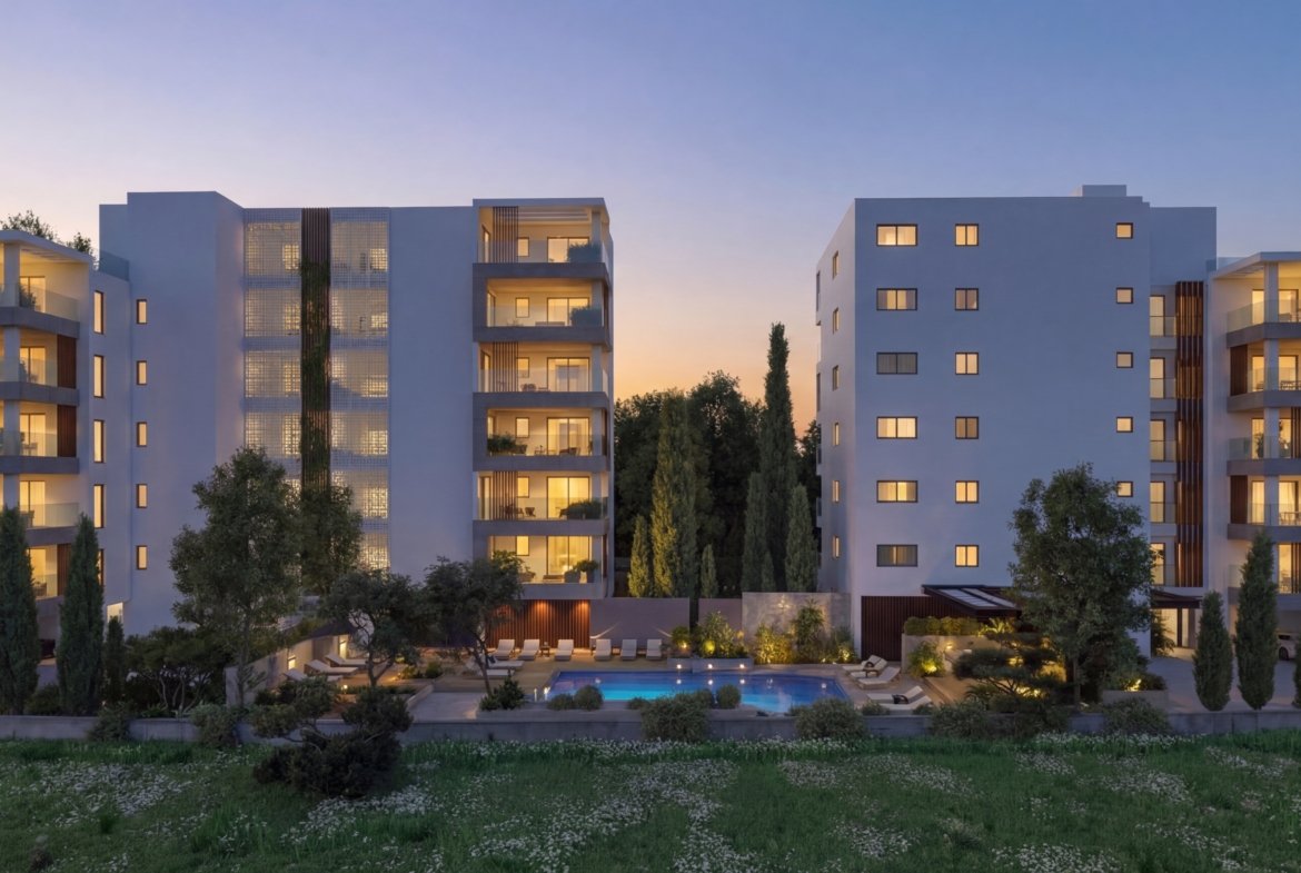 Contemporary Three-Bedroom Apartments in Paphos City Centre