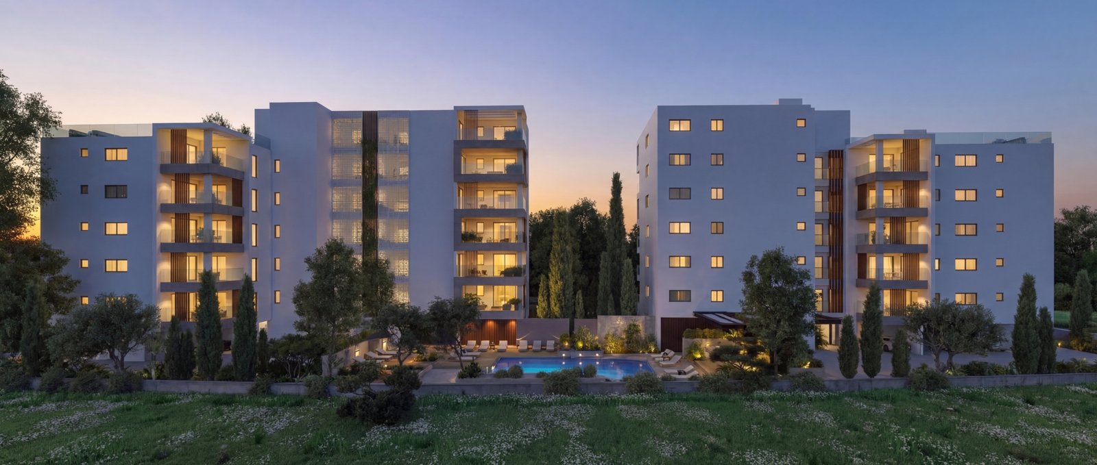 Contemporary Three-Bedroom Apartments in Paphos City Centre