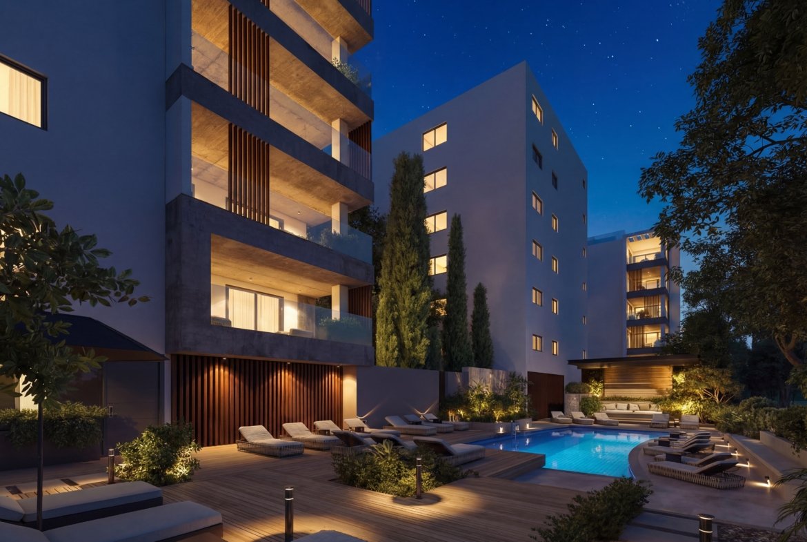 Contemporary Three-Bedroom Apartments in Paphos City Centre
