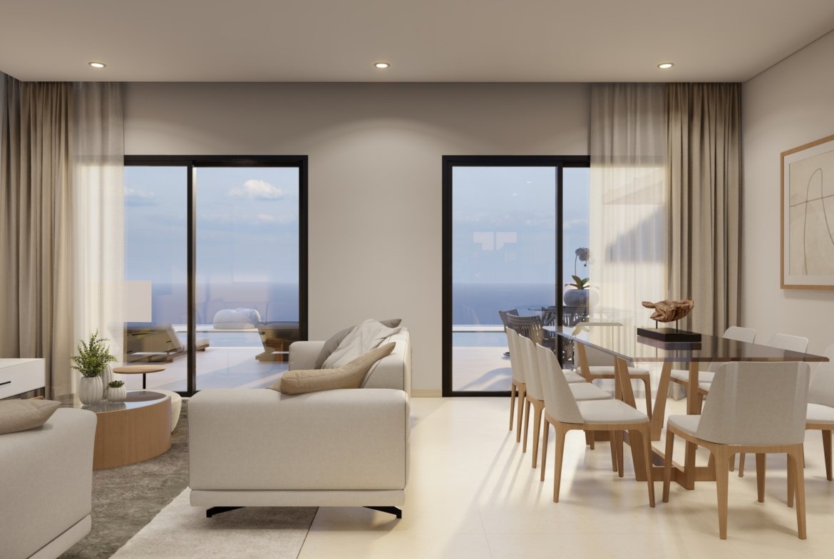 Five Bedroom Luxury Detached Villas with Panoramic Sea Views in St. Georges, Pegeia