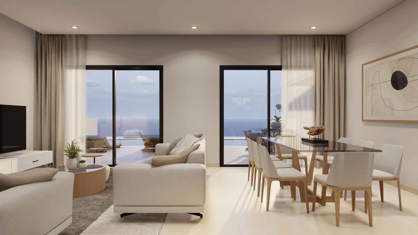 Five Bedroom Luxury Detached Villas with Panoramic Sea Views in St. Georges, Pegeia