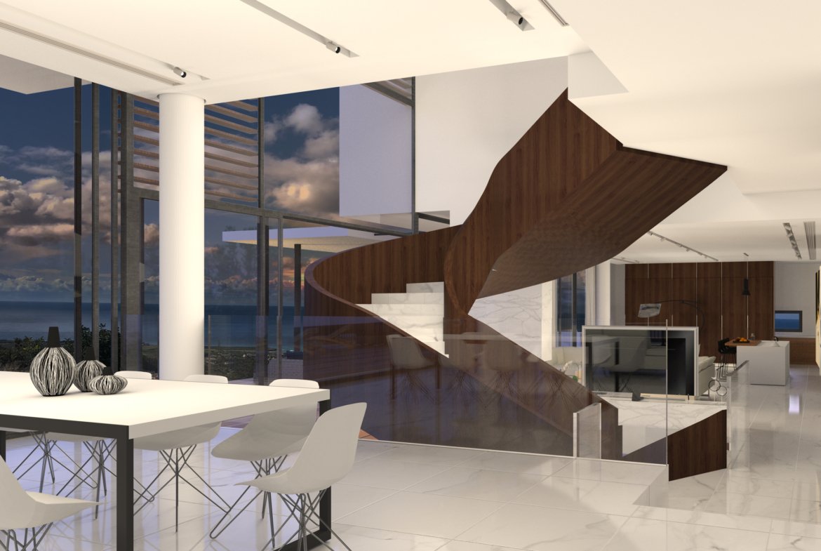 World-Class Modern Mansion with Private Guest Studio | Pegeia, Paphos