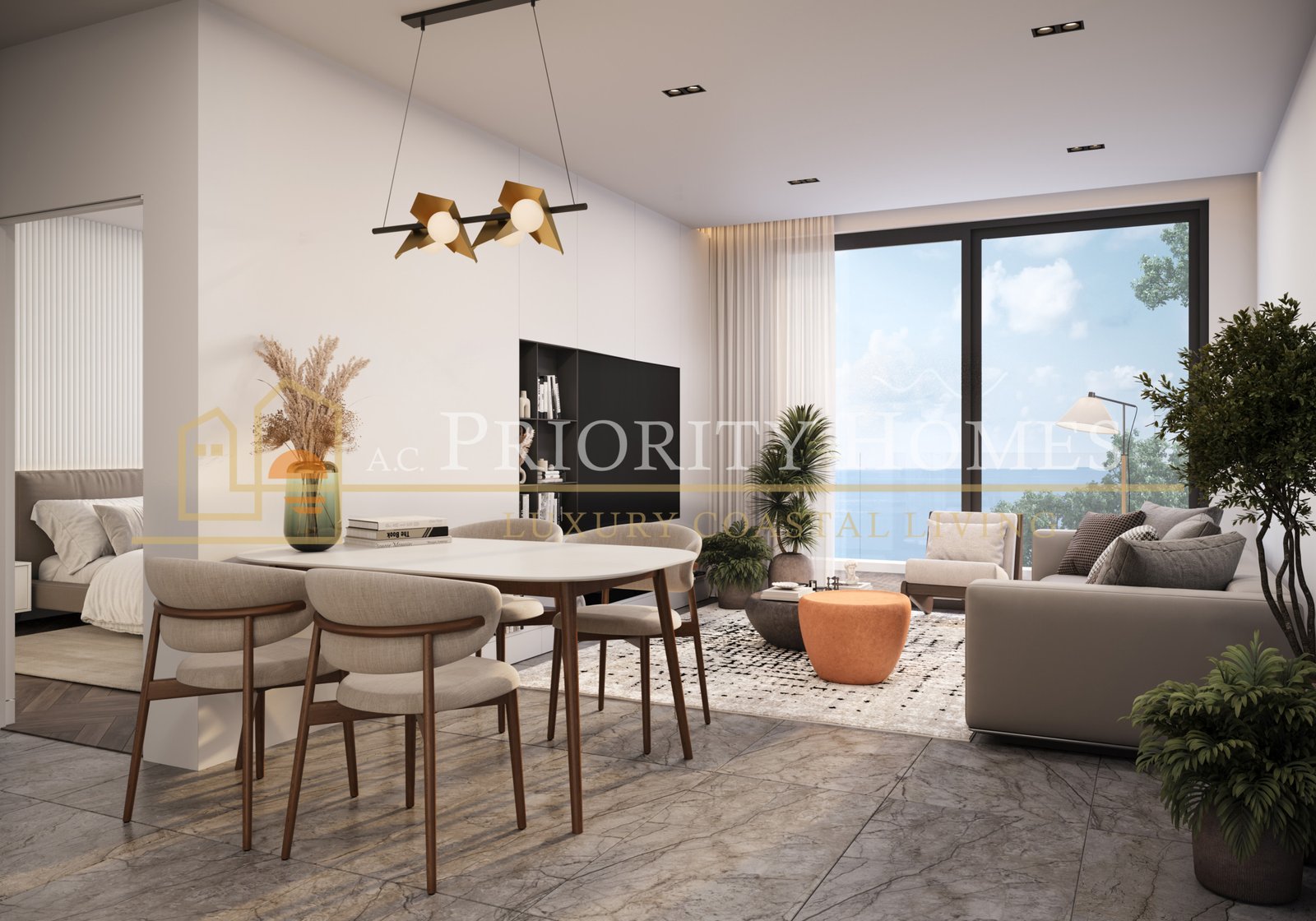 Two‑Bedroom Duplex Apartment in Geroskipou