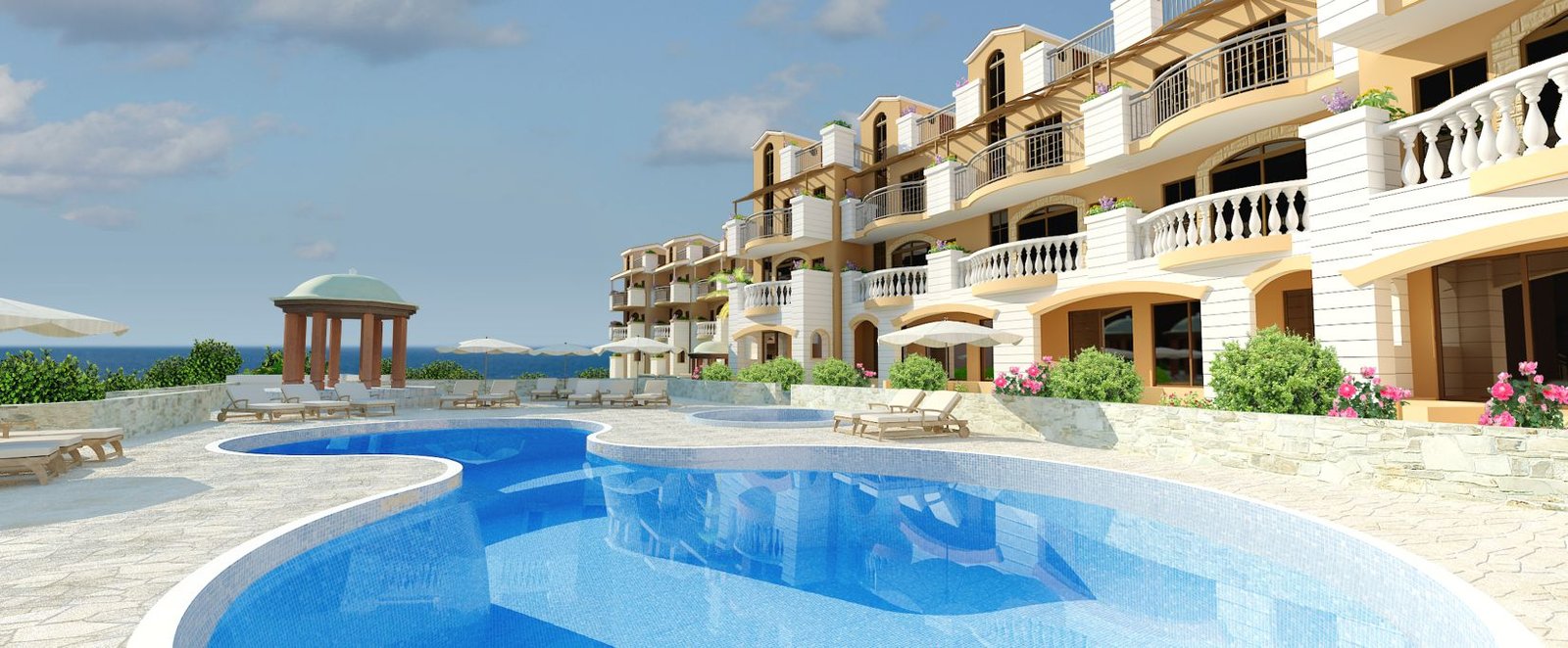 Luxury Ground Floor Two‑Bedroom Apartment in Paphos – Central