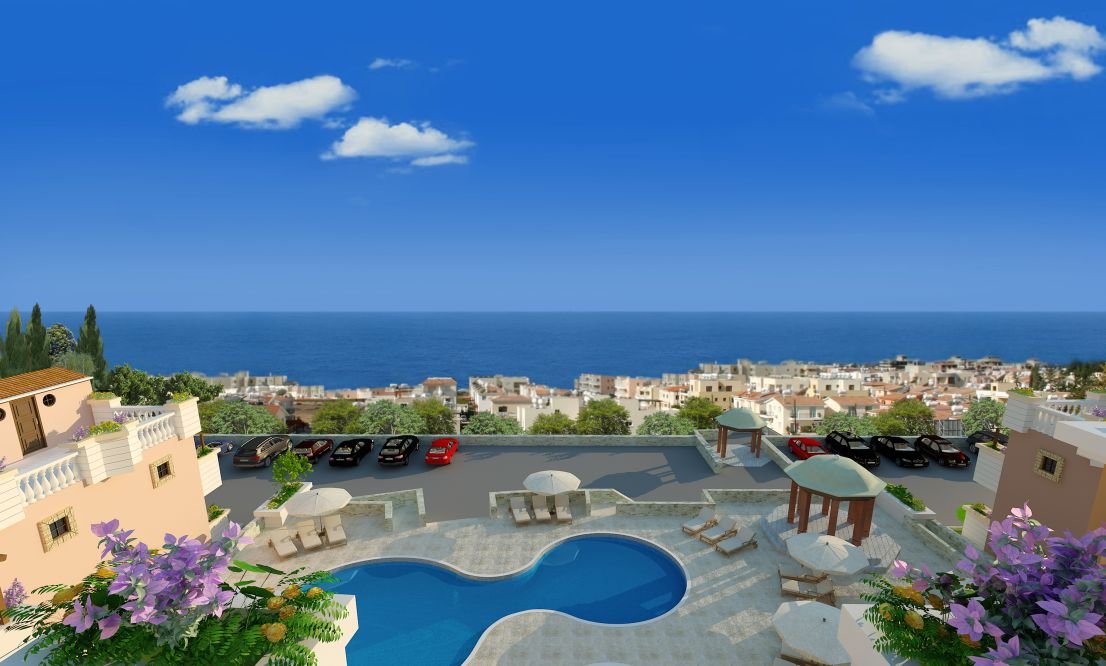 Luxury Ground Floor Two‑Bedroom Apartment in Paphos – Central