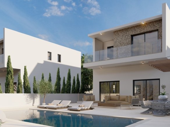 Five Bedroom Luxury Detached Villas with Panoramic Sea Views in St. Georges, Pegeia
