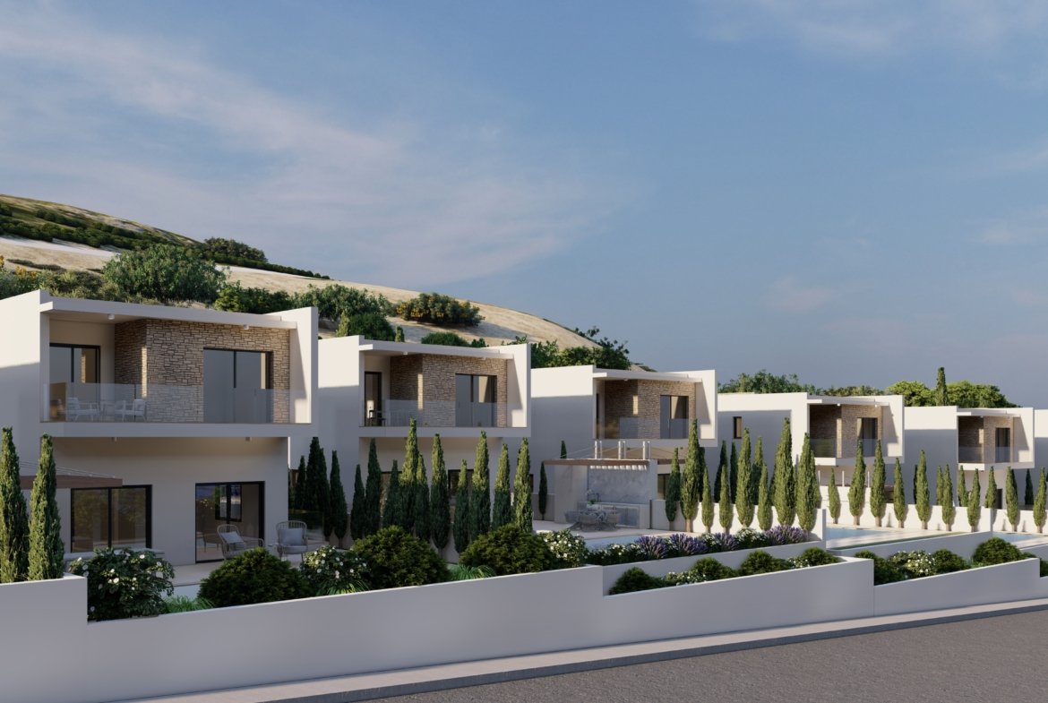 Five Bedroom Luxury Detached Villas with Panoramic Sea Views in St. Georges, Pegeia