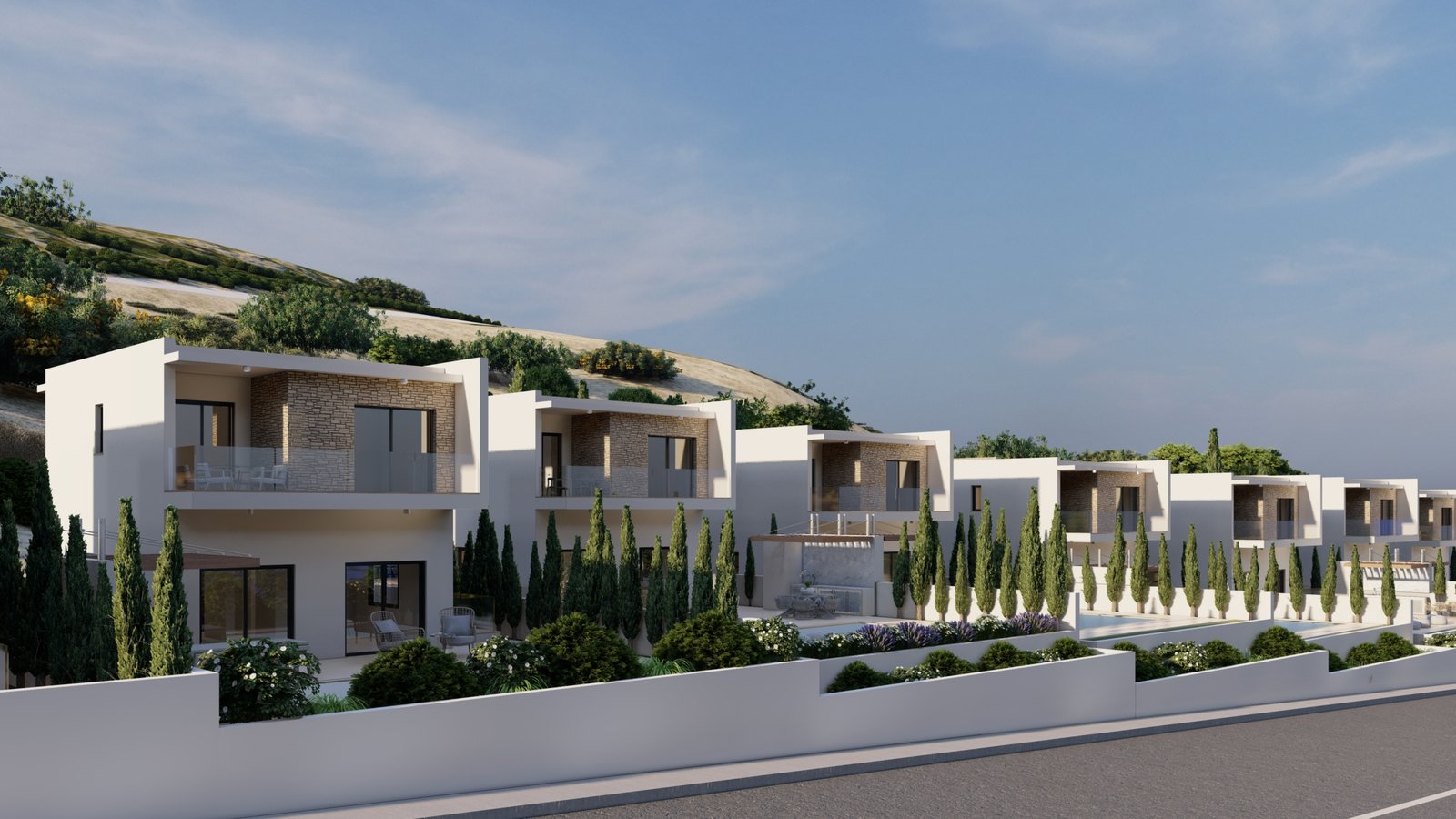 Five Bedroom Luxury Detached Villas with Panoramic Sea Views in St. Georges, Pegeia