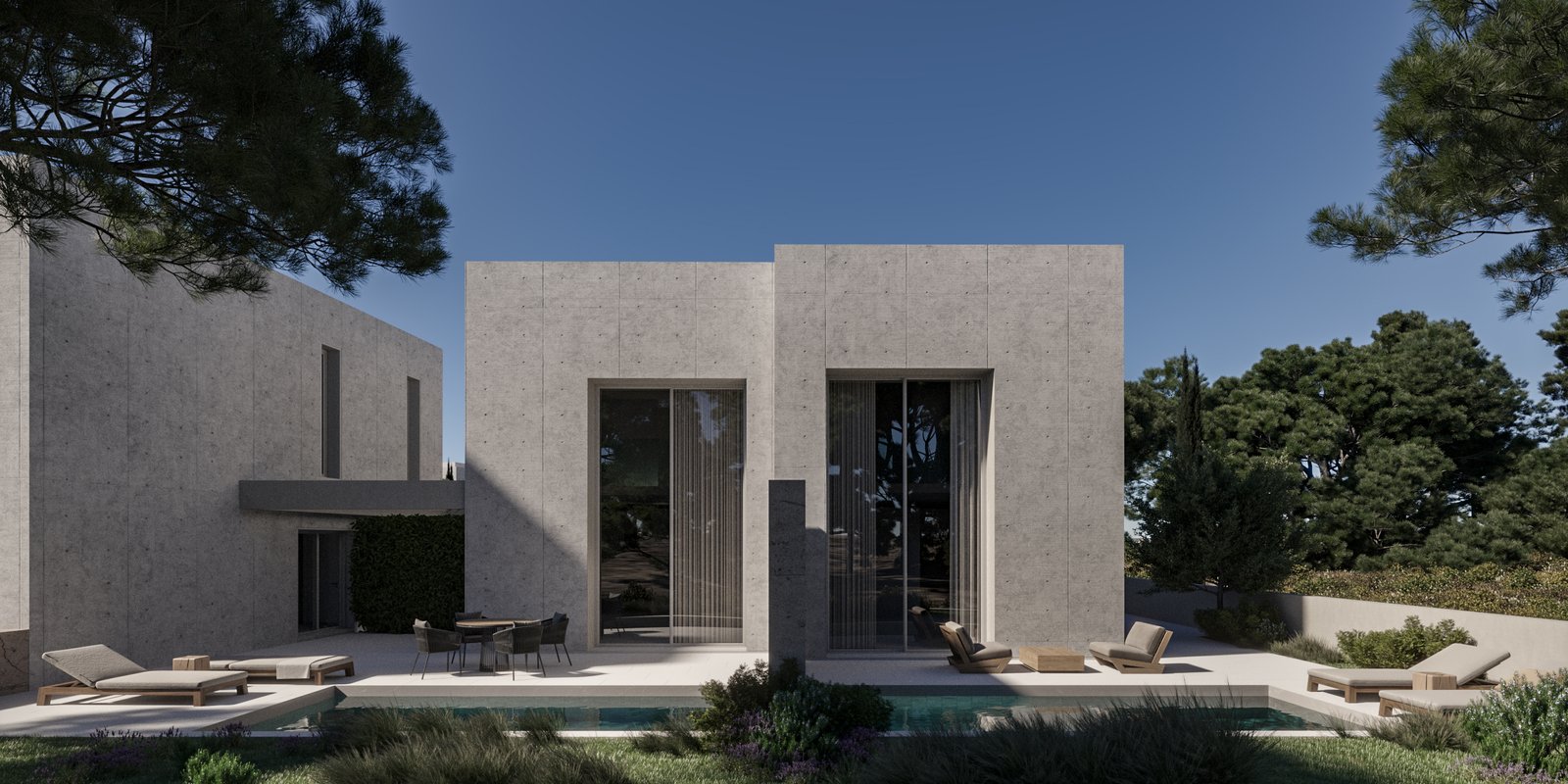 Exclusive Two Bedroom Two Bathroom Beachfront Villas in Geroskipou, Paphos
