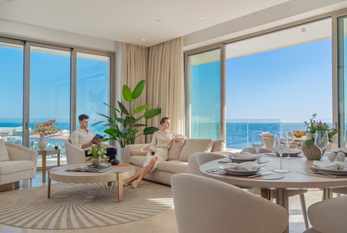 Exceptional Three Bedroom Waterfront Apartments in Prime Paphos Location