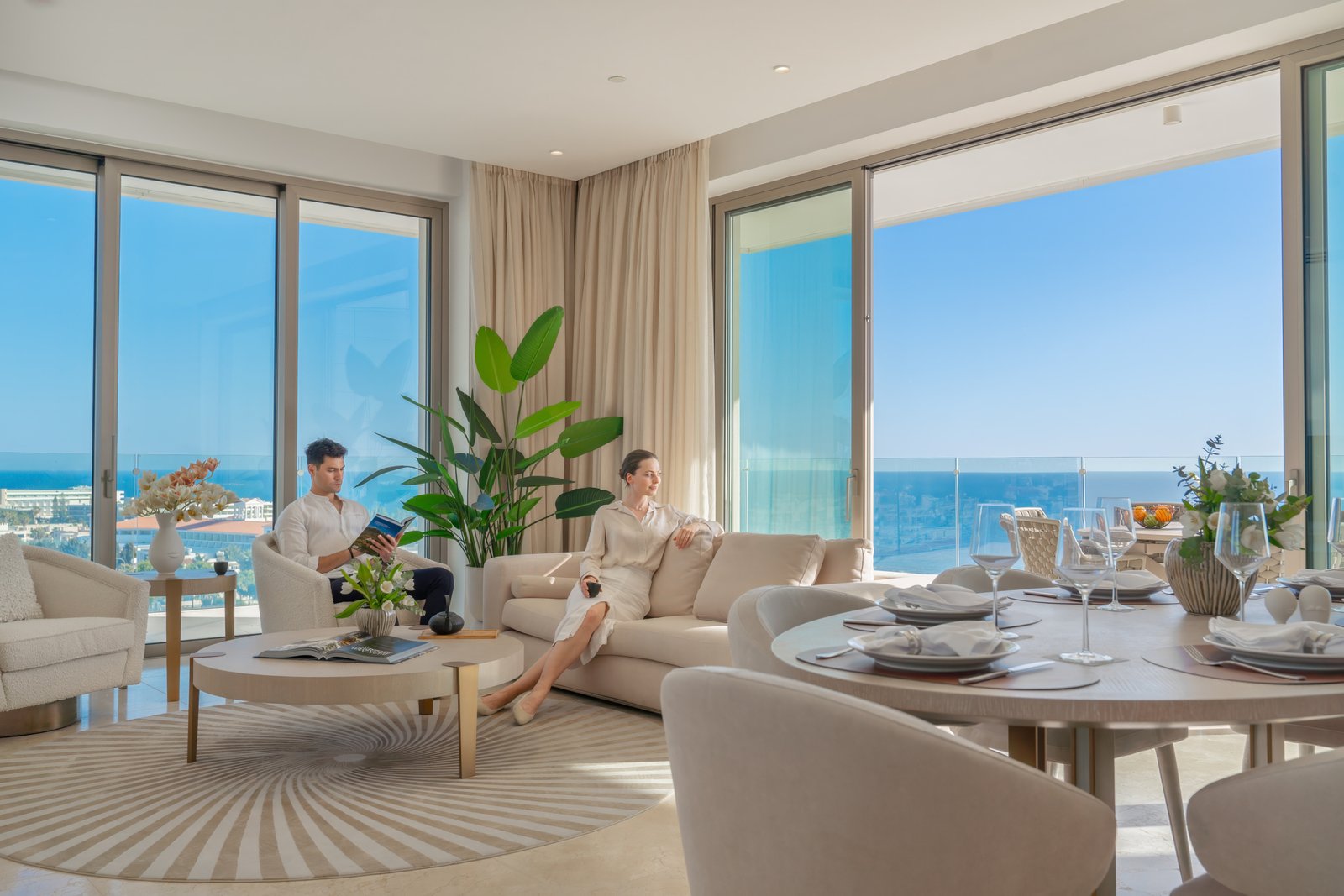 Exceptional Three Bedroom Waterfront Apartments in Prime Paphos Location