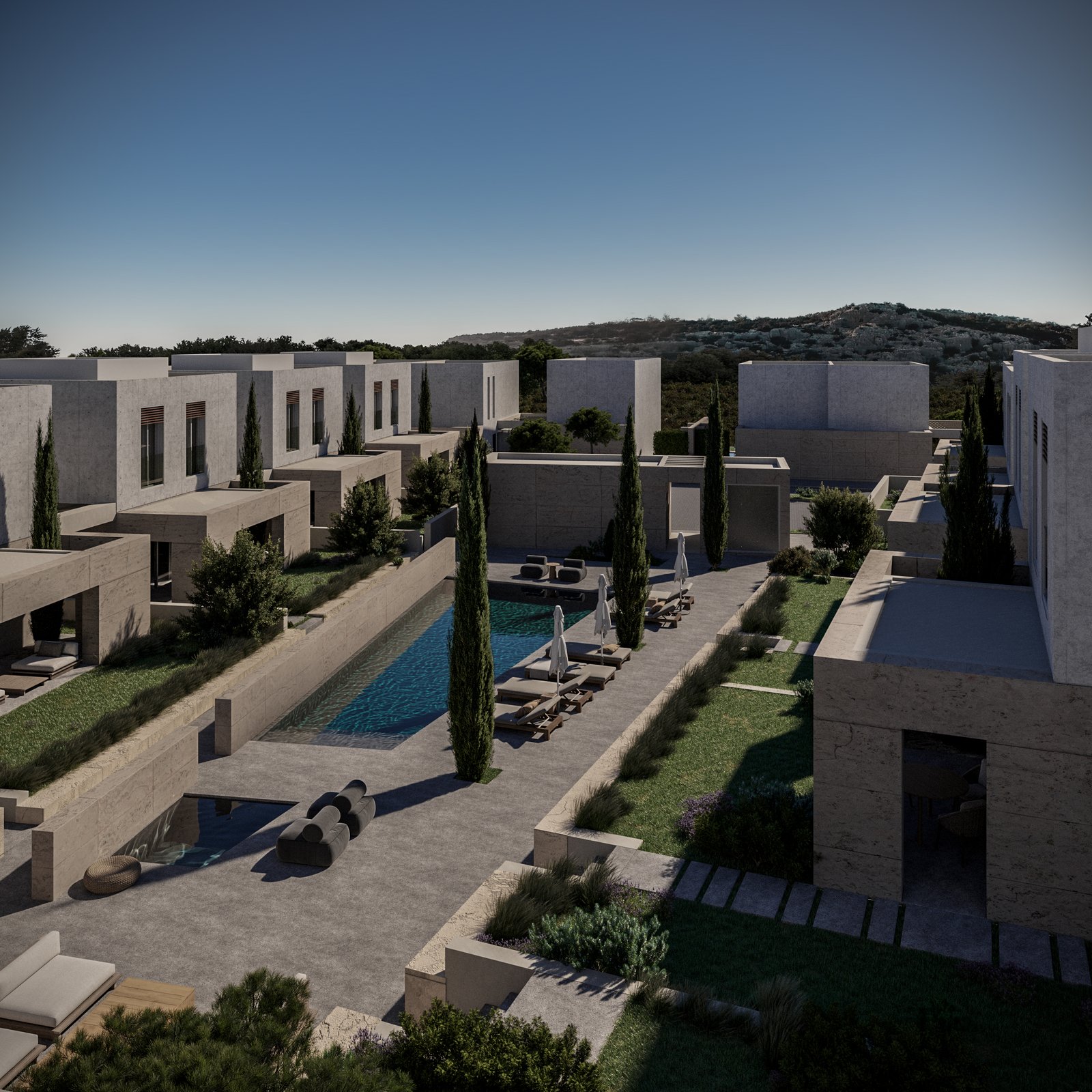 Exclusive Two Bedroom Two Bathroom Beachfront Villas in Geroskipou, Paphos