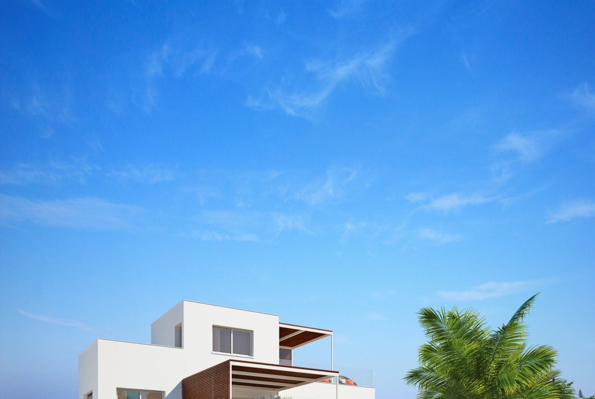 Luxury Four-Bedroom Four Bathroom Coastal Villas in Geroskipou