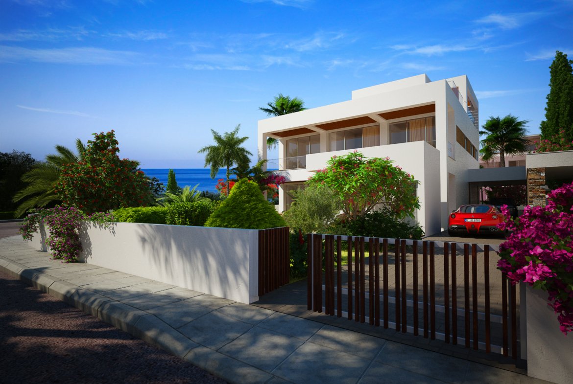 Luxury Four-Bedroom Four Bathroom Coastal Villas in Geroskipou