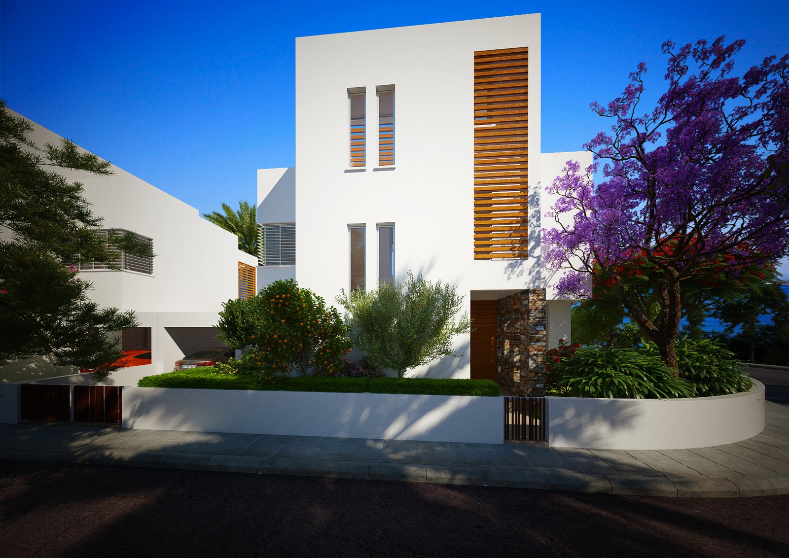 Luxury Four-Bedroom Four Bathroom Coastal Villas in Geroskipou