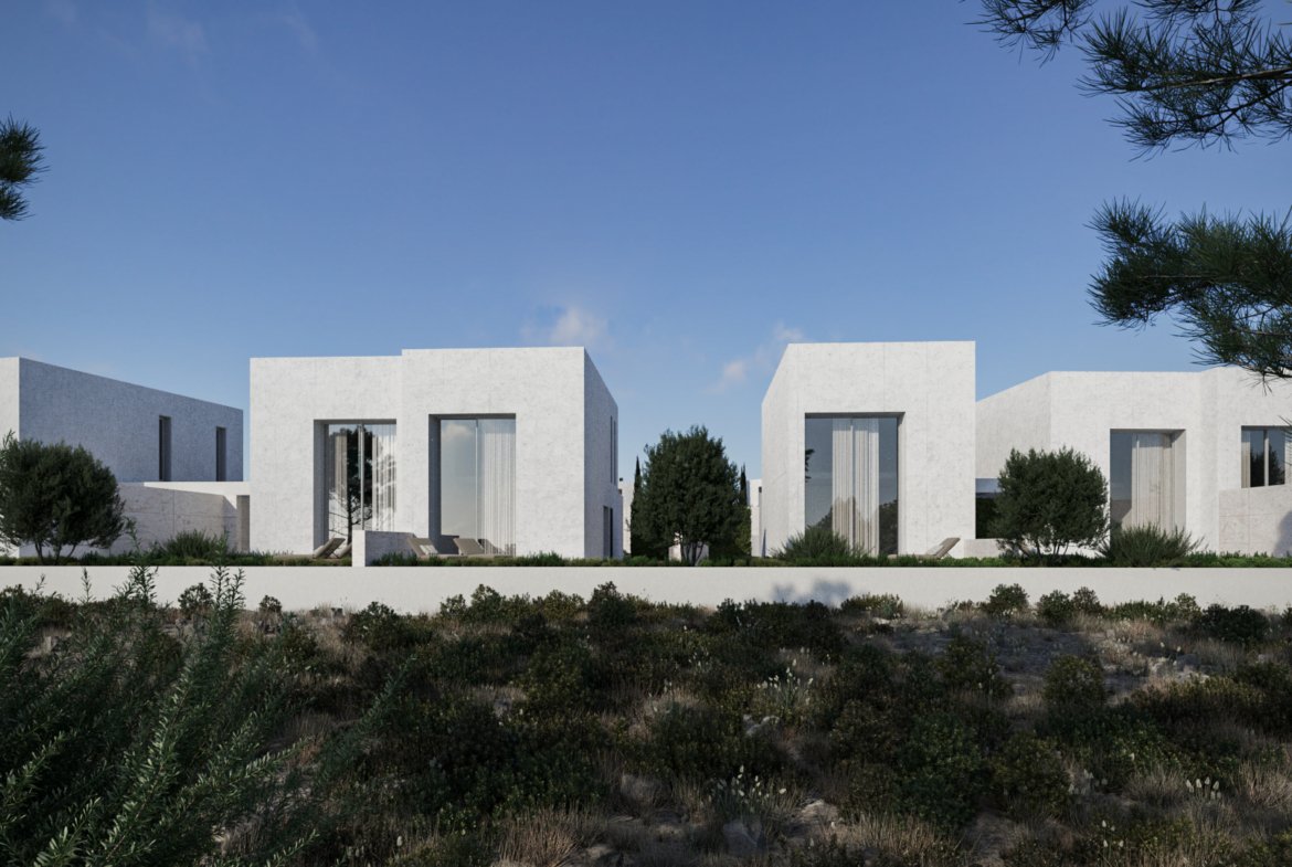 Exclusive Two Bedroom Two Bathroom Beachfront Villas in Geroskipou, Paphos