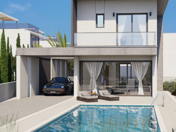 Three-Bedroom Beachfront Villa in Chloraka