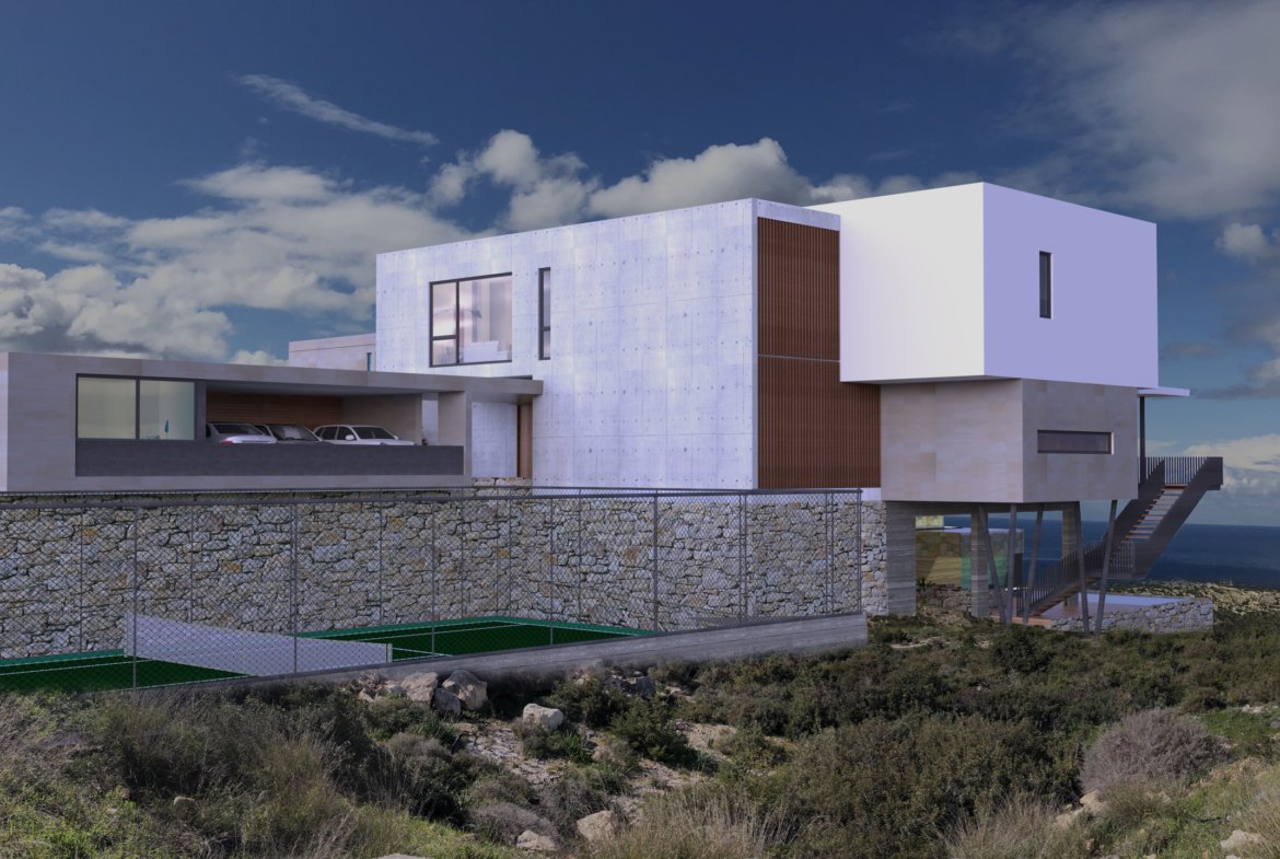World-Class Modern Mansion with Private Guest Studio | Pegeia, Paphos