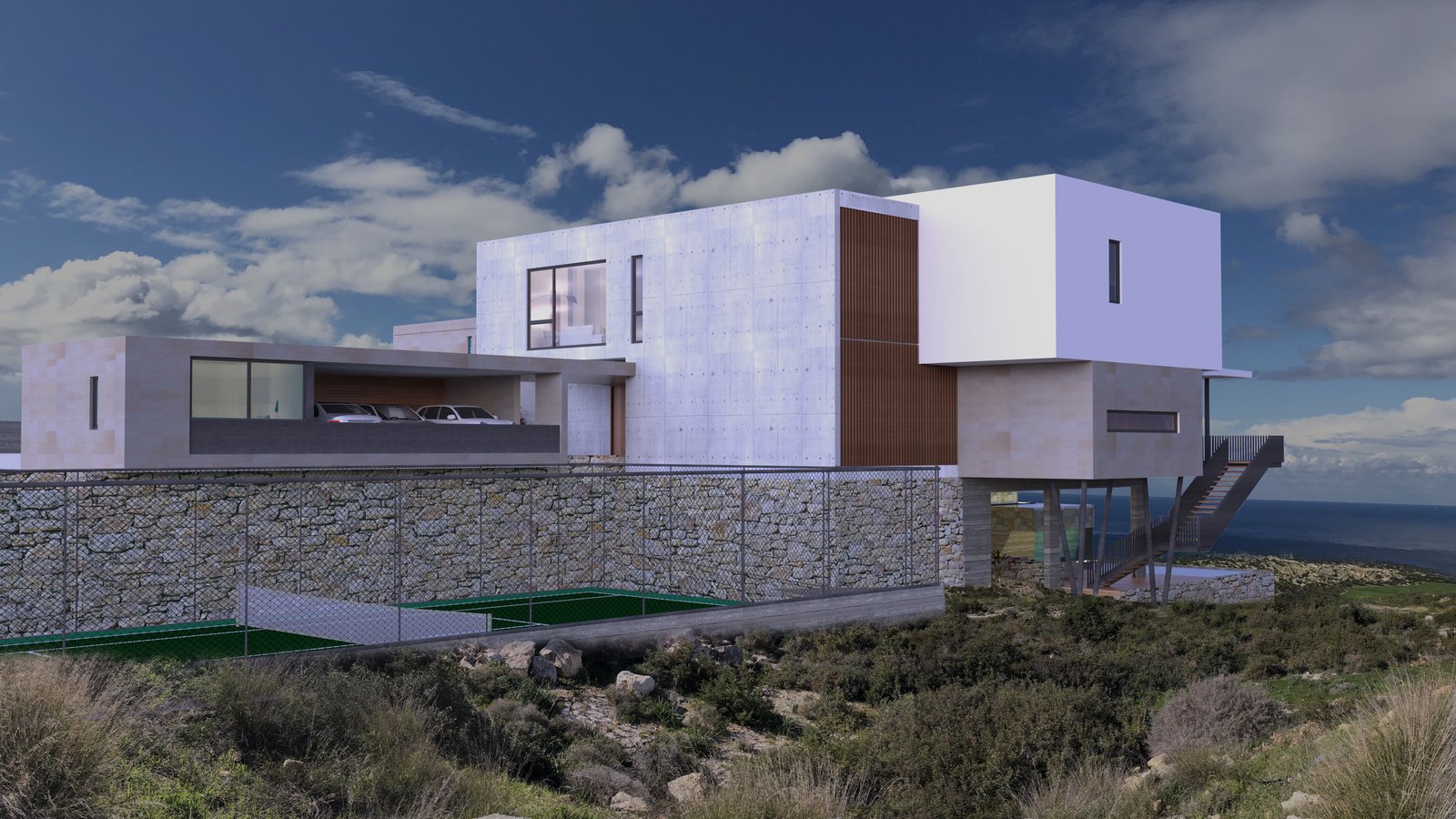 World-Class Modern Mansion with Private Guest Studio | Pegeia, Paphos