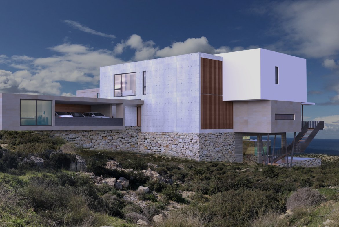 World-Class Modern Mansion with Private Guest Studio | Pegeia, Paphos