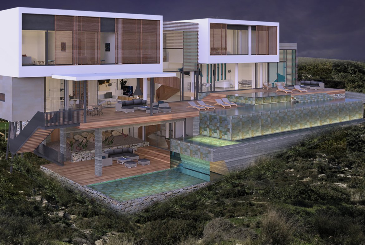 World-Class Modern Mansion with Private Guest Studio | Pegeia, Paphos
