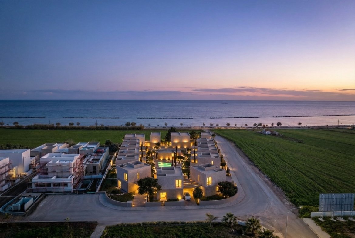 Exclusive Two Bedroom Two Bathroom Beachfront Villas in Geroskipou, Paphos