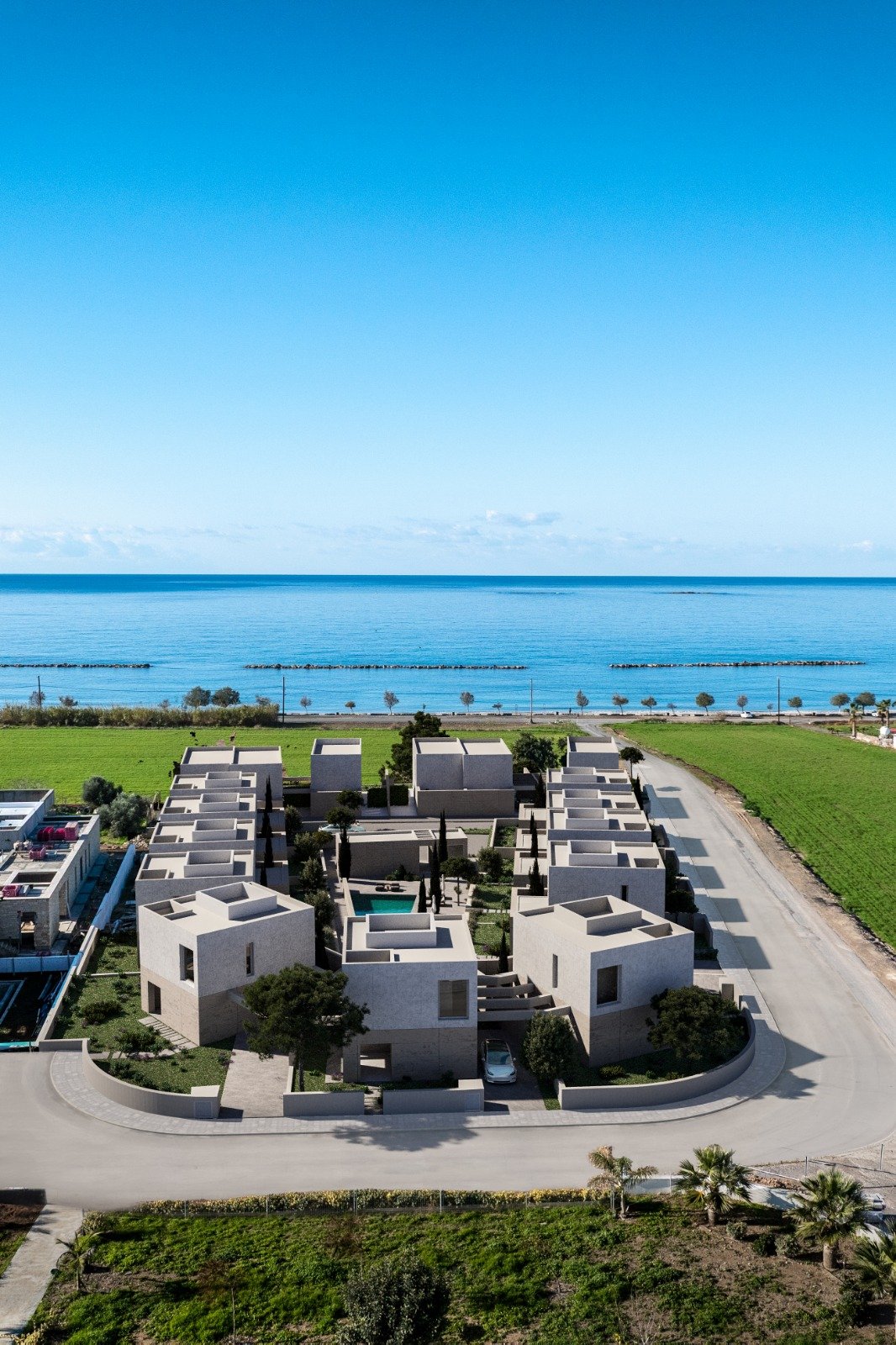 Exclusive Two Bedroom Two Bathroom Beachfront Villas in Geroskipou, Paphos