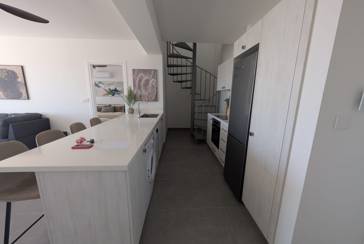 Unique 2 Bedroom 2 Bathroom Sea-View Apartment with Private Roof Terrace in Universal Area of Paphos