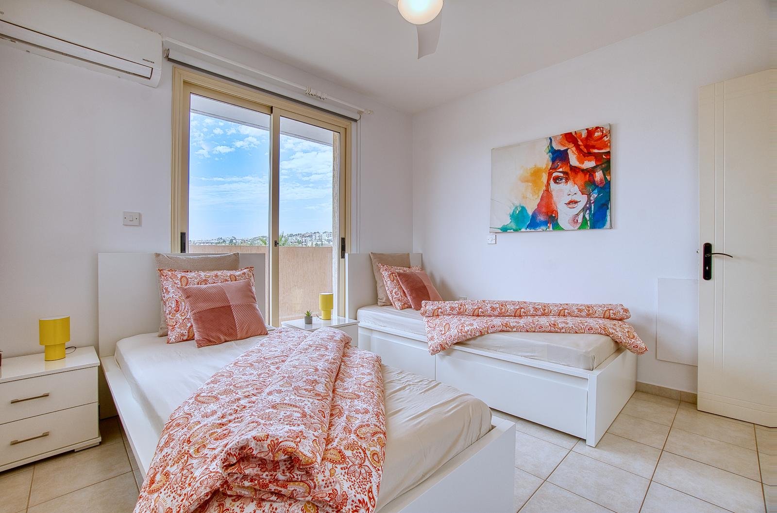 Fully Renovated Two Bedroom Two Bathroom Apartment with Private Roof Terrance on Tomb Of The Kings Area of Paphos