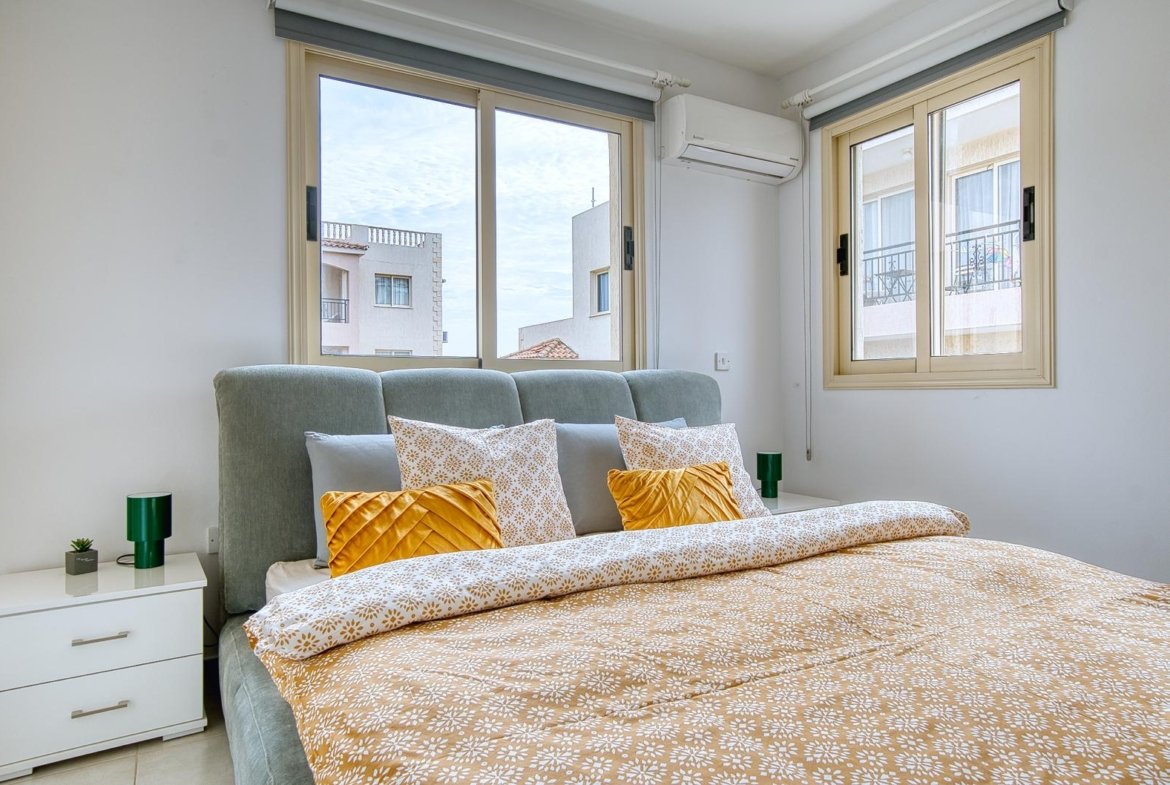 Fully Renovated Two Bedroom Two Bathroom Apartment with Private Roof Terrance on Tomb Of The Kings Area of Paphos