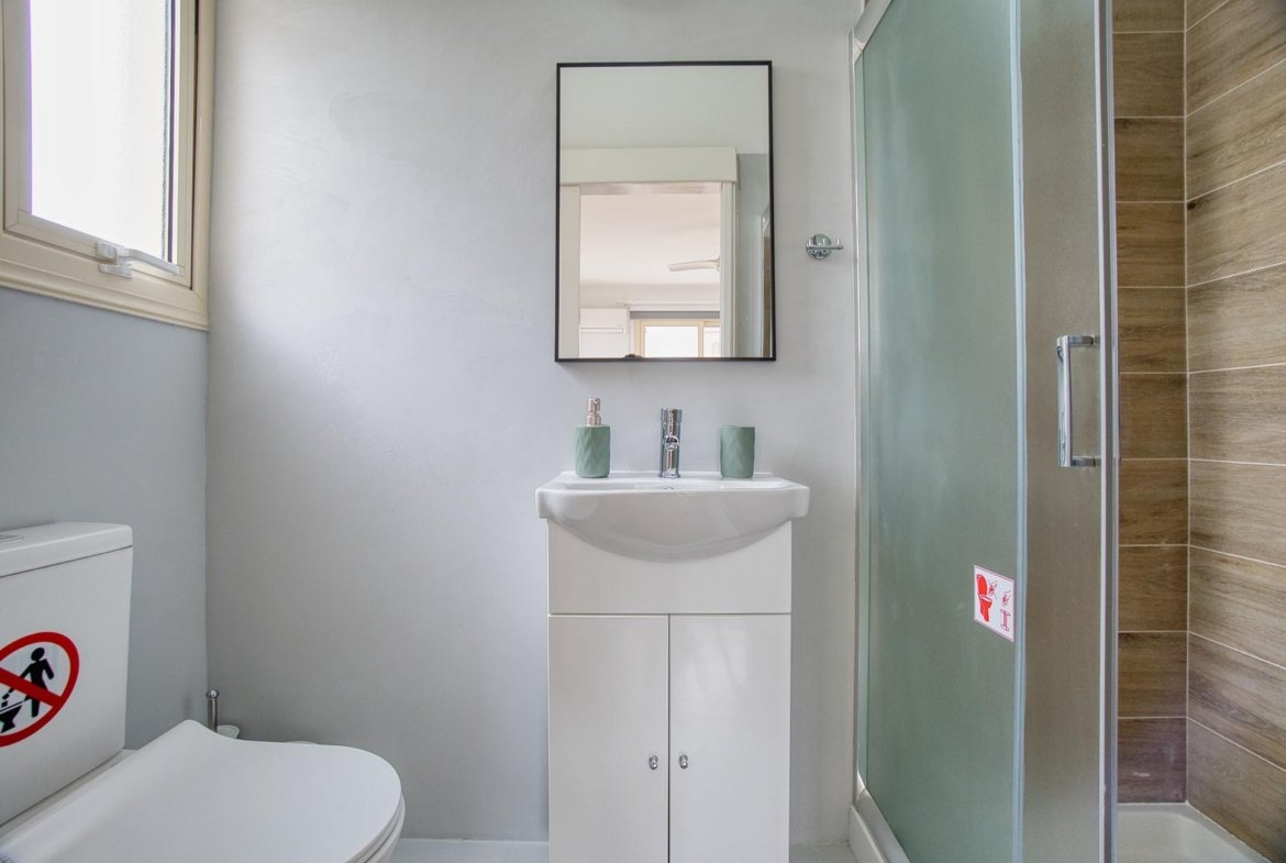 Fully Renovated Two Bedroom Two Bathroom Apartment with Private Roof Terrance on Tomb Of The Kings Area of Paphos