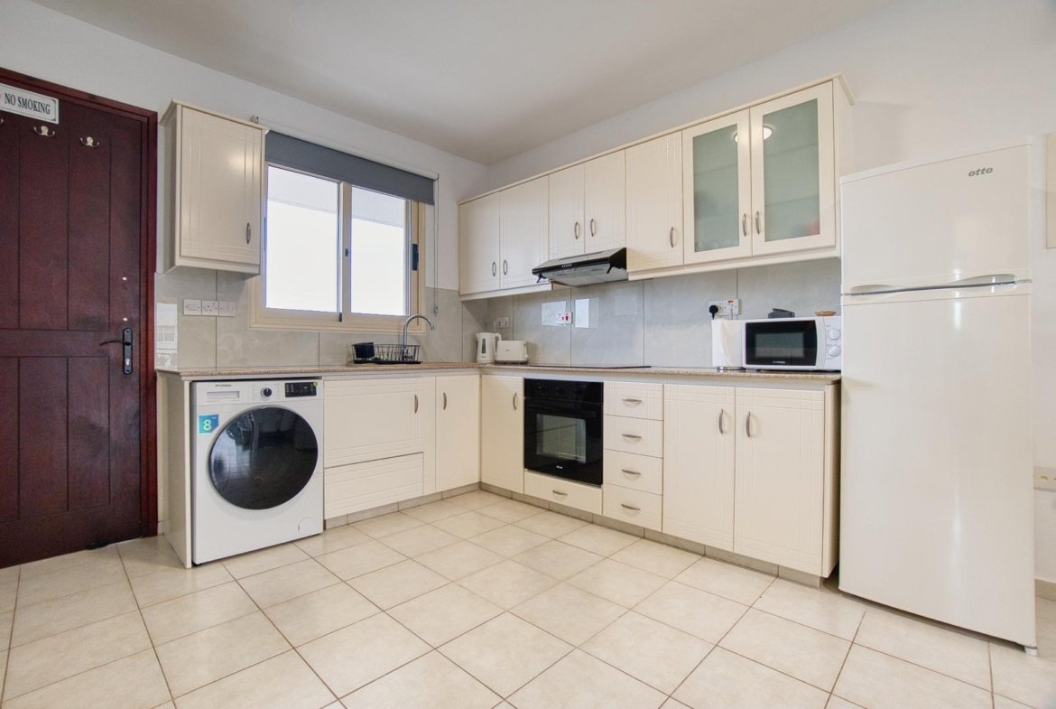 Fully Renovated Two Bedroom Two Bathroom Apartment with Private Roof Terrance on Tomb Of The Kings Area of Paphos