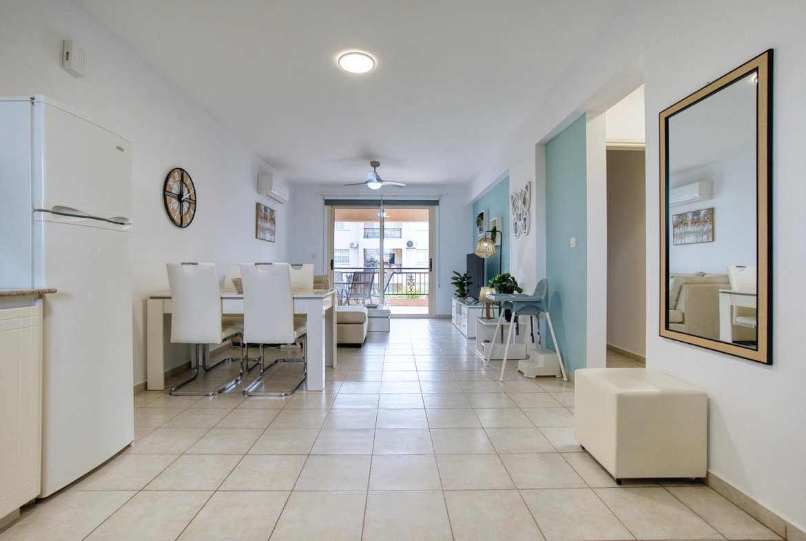 Fully Renovated Two Bedroom Two Bathroom Apartment with Private Roof Terrance on Tomb Of The Kings Area of Paphos