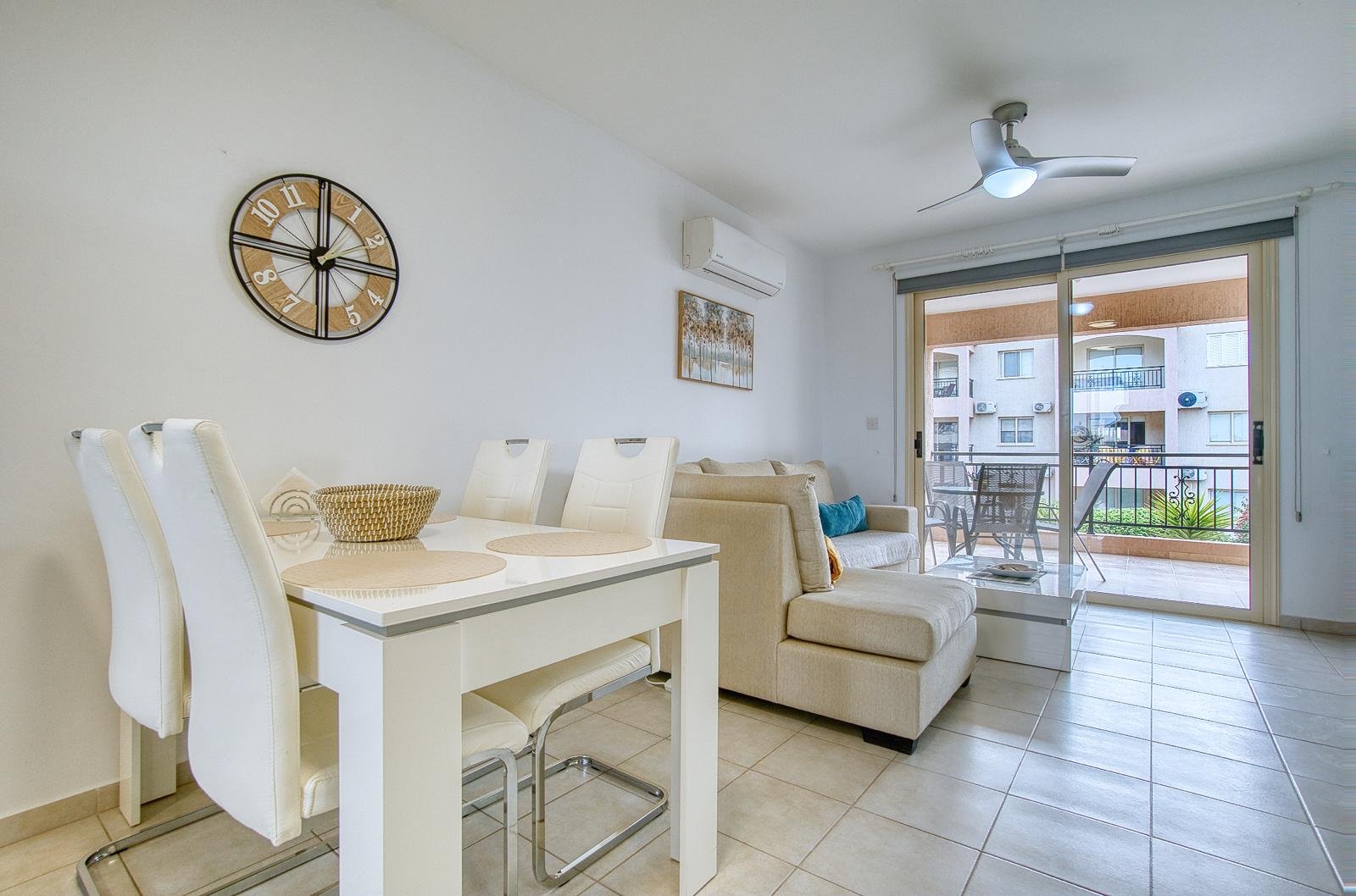 Fully Renovated Two Bedroom Two Bathroom Apartment with Private Roof Terrance on Tomb Of The Kings Area of Paphos