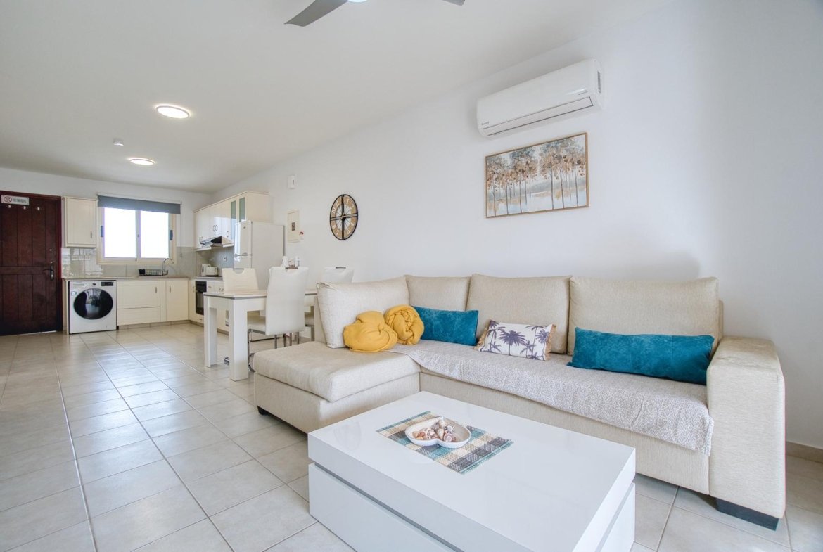 Fully Renovated Two Bedroom Two Bathroom Apartment with Private Roof Terrance on Tomb Of The Kings Area of Paphos