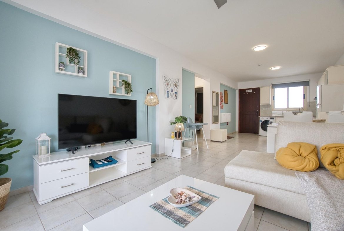 Fully Renovated Two Bedroom Two Bathroom Apartment with Private Roof Terrance on Tomb Of The Kings Area of Paphos